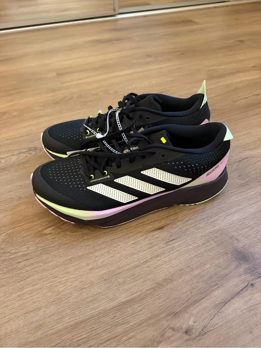 NEW ✨ Adidas Adizero SL - Women's 9.5 / Men's 8 - Black / White - NEW ✨